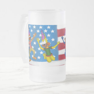 Mattierte Bier-Tasse Mattglas Bierglas