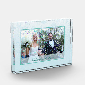 Mattierte Blume im Winter Personalisiert Foto