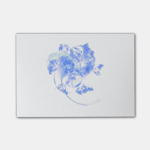 Mattierte Blumen-Fraktal-Post-Itanmerkungs-Auflage Post-it Klebezettel