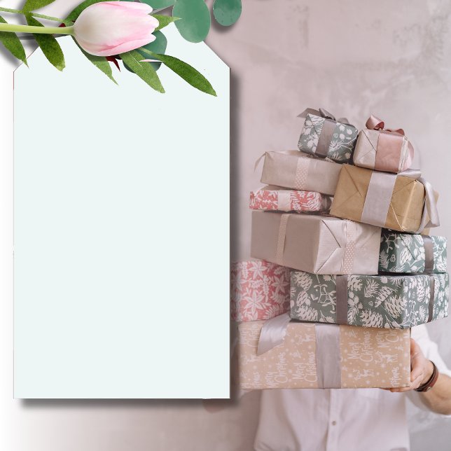 Mattierte Farbe | Classic | elegant Geschenkanhänger (Von Creator hochgeladen)