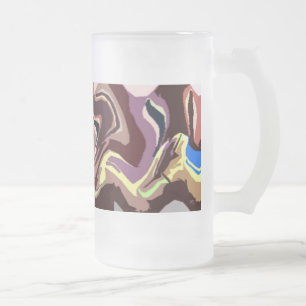 Mattierte Fiesta 3-Glas-Tasse Mattglas Bierglas