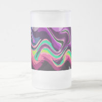 Mattierte Fiesta 5 (pink) Tasse aus Glas