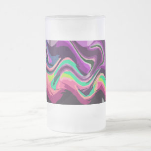 Mattierte Fiesta 5 (pink) Tasse aus Glas