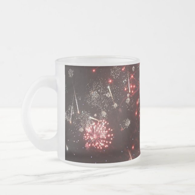 Mattierte Fireworks-Tasse Mattglastasse (Links)