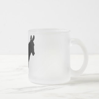 Mattierte Glasesellogo-Tasse PERSONALISIERT Mattglastasse