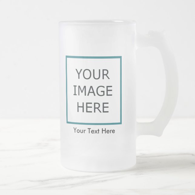 Mattierte GlasTasse 2 Mattglas Bierglas (Rechts)