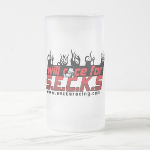 Mattierte GlasTasse Mattglas Bierglas