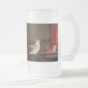 Mattierte Hummingvogel-Glashütte Mattglas Bierglas