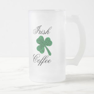 Mattierte Irishcoffee-Tasse Mattglas Bierglas