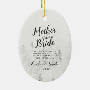 Mattierte Kiefern für die Mutter des Brautkurses Keramik Ornament