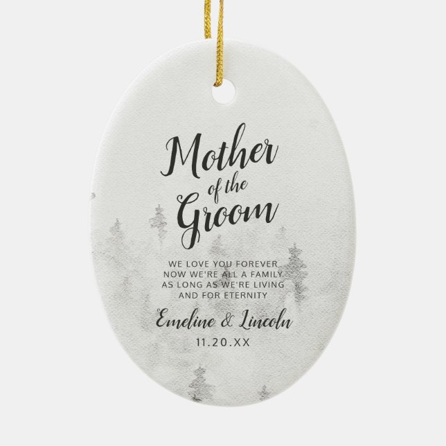 Mattierte Kiefern für die Mutter des Grödnerkurses Keramik Ornament (Hinten)