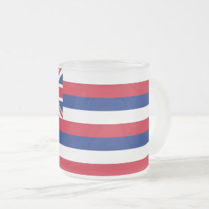 Mattierte kleine Tasse mit Hawaii-Flagge