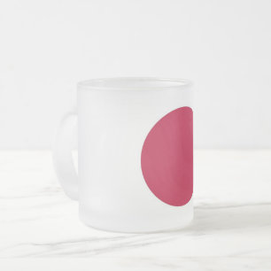 Mattierte kleine Tasse mit japanischer Flagge