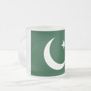 Mattierte kleine Tasse mit pakistanischer Flagge