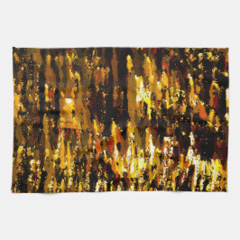 Mattierte Lichter unter Eisdecke Geschirrtuch