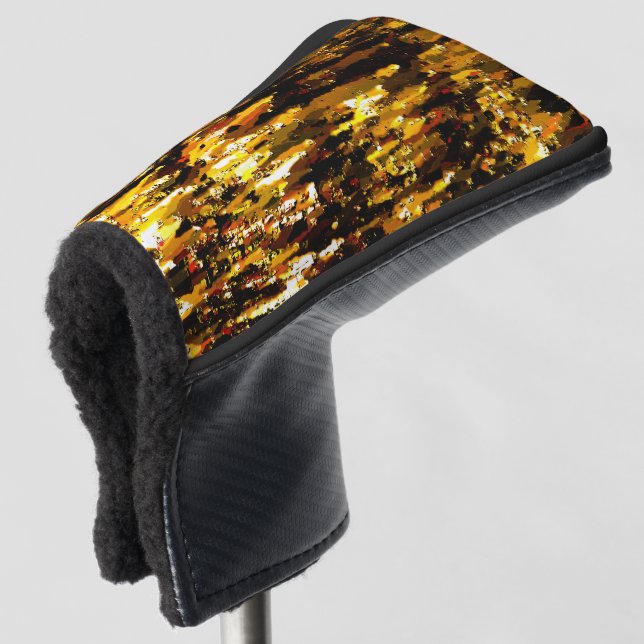 Mattierte Lichter unter Eisdecke Golf Headcover (3/4 Vorderseite)