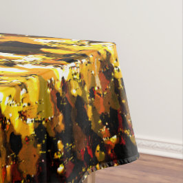 Mattierte Lichter unter Eisdecke Tischdecke