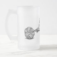 Mattierte NYC Crochet Guild-Tasse