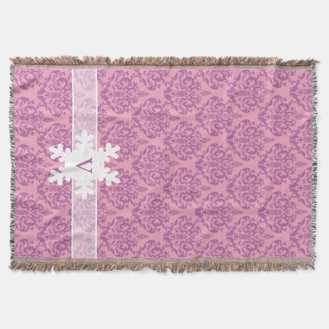 Mattierte Orchideenmatte mit Schneeflocke Decke (Vorderseite)