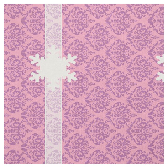 Mattierte Orchideenmatte mit Schneeflocke Stoff (Muster)