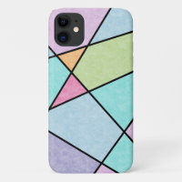 Mattierte Pastellfarben Abstrakt Geometric