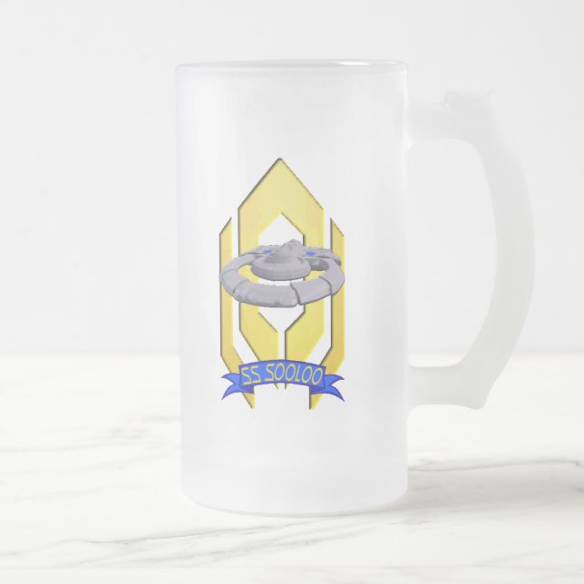 Mattierte Sooloo-Tasse Mattglas Bierglas (Rechts)