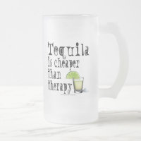 MATTIERTE STEIN-TASSE - TEQUILA, KÄPFER ALS THERAP