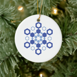 Mattierte Symmetrie Keramik Ornament