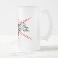 - mattierte Tasse 001 x - Stammes- Schädel