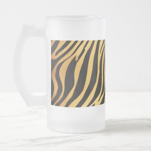 Mattierte Tasse 16 oz - Eclectic Animal Prints (Links)