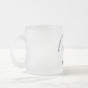 Mattierte Tasse aus Glas, 10 oz