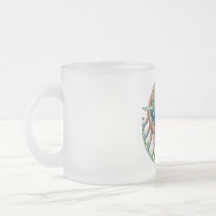 Mattierte Tasse aus Glas, 10 oz
