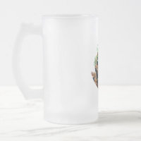 Mattierte Tasse aus Glas, 16 oz