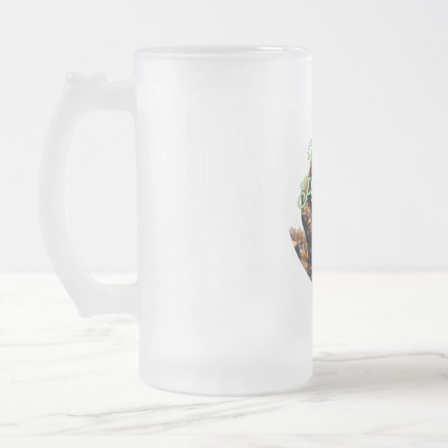 Mattierte Tasse aus Glas, 16 oz (Links)