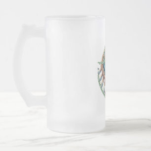 Mattierte Tasse aus Glas, 16 oz