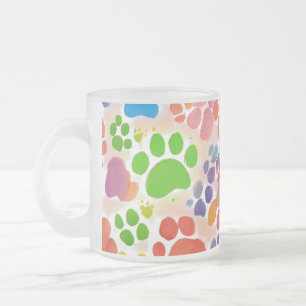 Mattierte Tasse aus Glas - Eclectic Animal Prints