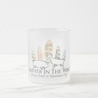 Mattierte Tasse aus Glas, FITW-Logo 10 oz