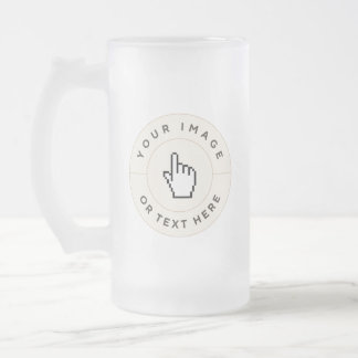 Mattierte Tasse - Benutzerdefiniert (Bild/Text hin