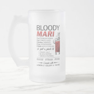 Mattierte Tasse Bloody Mary - 16oz