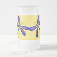 Mattierte Tasse der digitalen Libelle