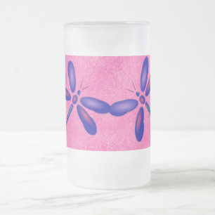 Mattierte Tasse des digitalen Drachenfliegens Rosa