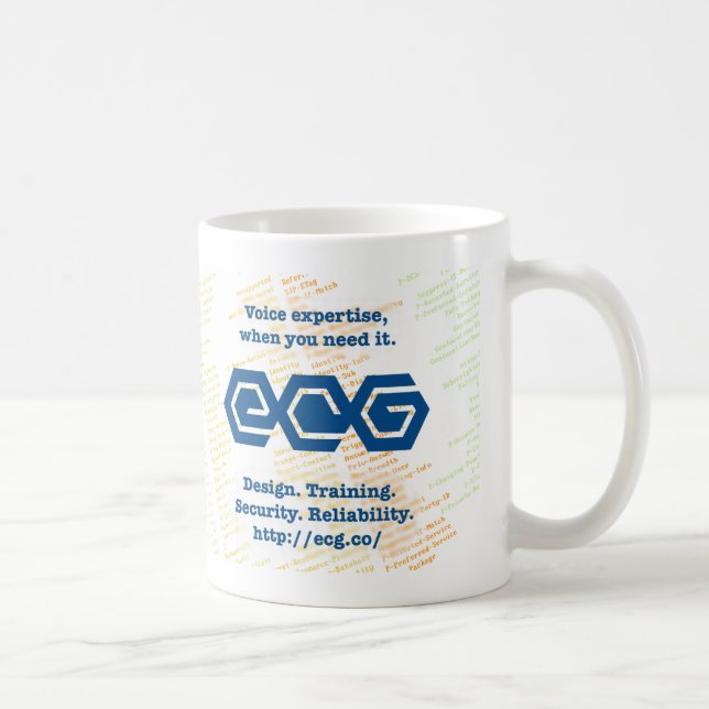 Mattierte Tasse ECG "ich Herz SIP" (Rechts)