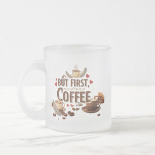 Mattierte Tasse für Kaffeeliebhaber