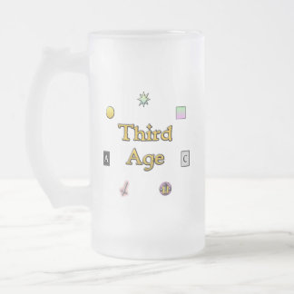 Mattierte Tasse im dritten Alter