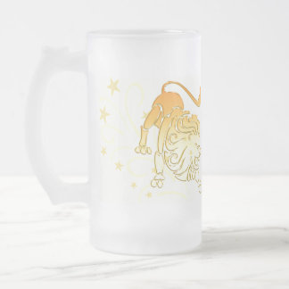 Mattierte Tasse Löwen