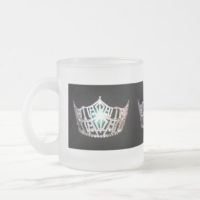 Mattierte Tasse Miss America Crown (Links)