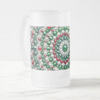 Mattierte Tasse mit italienischem Farbdesign