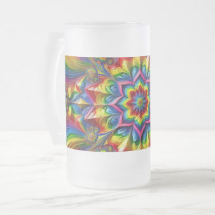 Mattierte Tasse mit LGBTQ-Farben