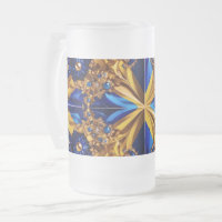Mattierte Tasse mit schwedischer Farbgestaltung