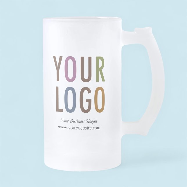 Mattierte Tasse von Glasbäern mit Logo 16 oz Keine (MISOOK 16 oz Pint Frosted Glass Beer Stein with Logo)